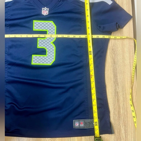 Nike On Field NFL Jersey Seattle Seahawks Russell Wilson - Size XL - Picture 8 of 9